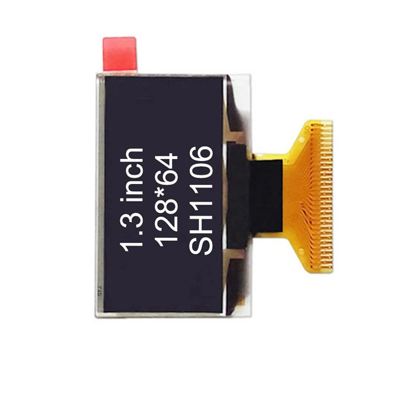 

128*64 Pixel Driver IC CH1116 White Light 1.3 Inch OLED Screen 30Pin Fingerprint Lock Smart Home Device Display