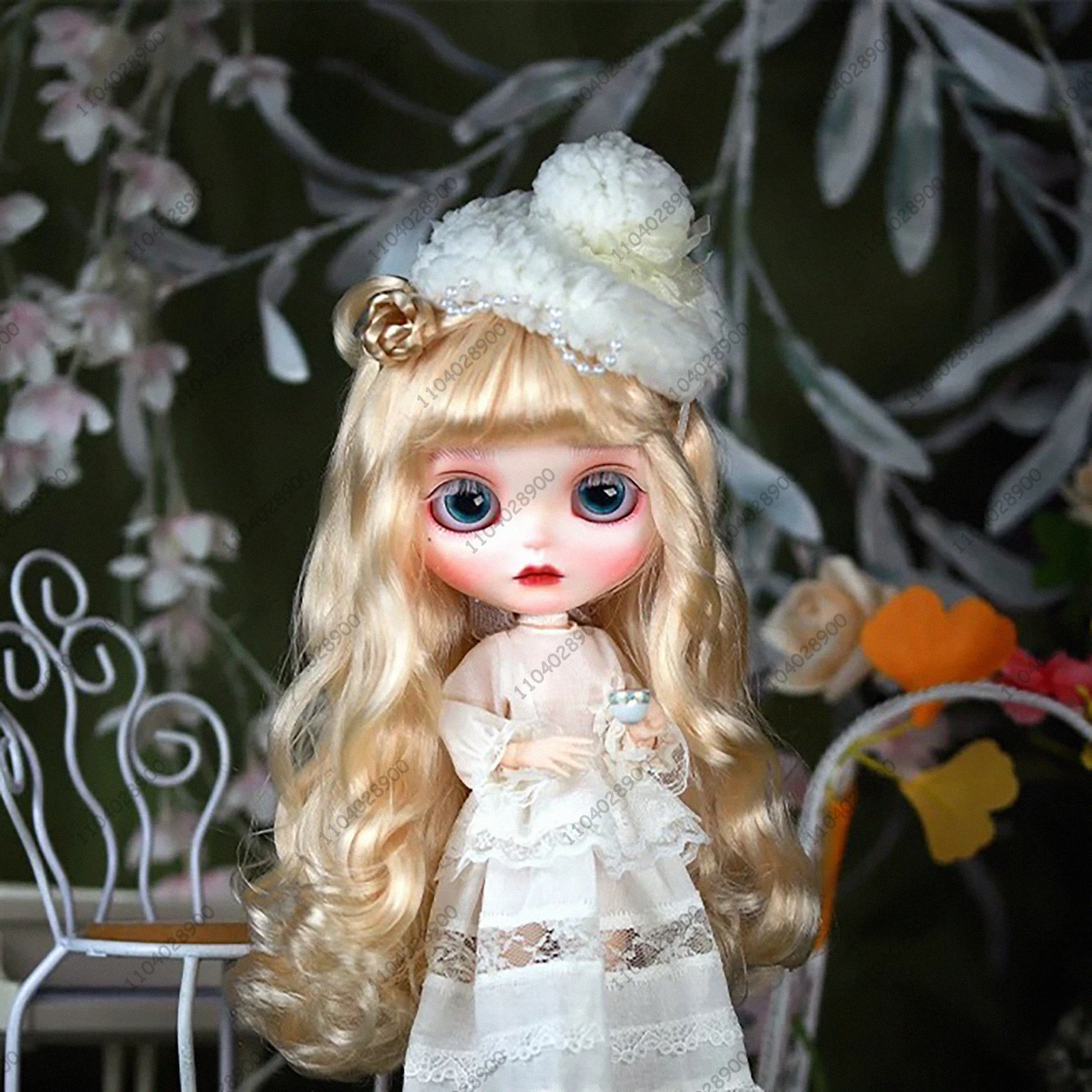ICY DBS Blyth Кукольная одежда Белое кружевное платье