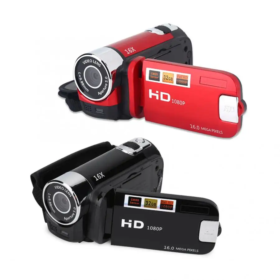 

2.7" Digital camcorder 1080P Full HD 16MP DV Camcorder Digital Kids Video Camera 270 degree Rotation Screen 16X Night Shoot Zoom