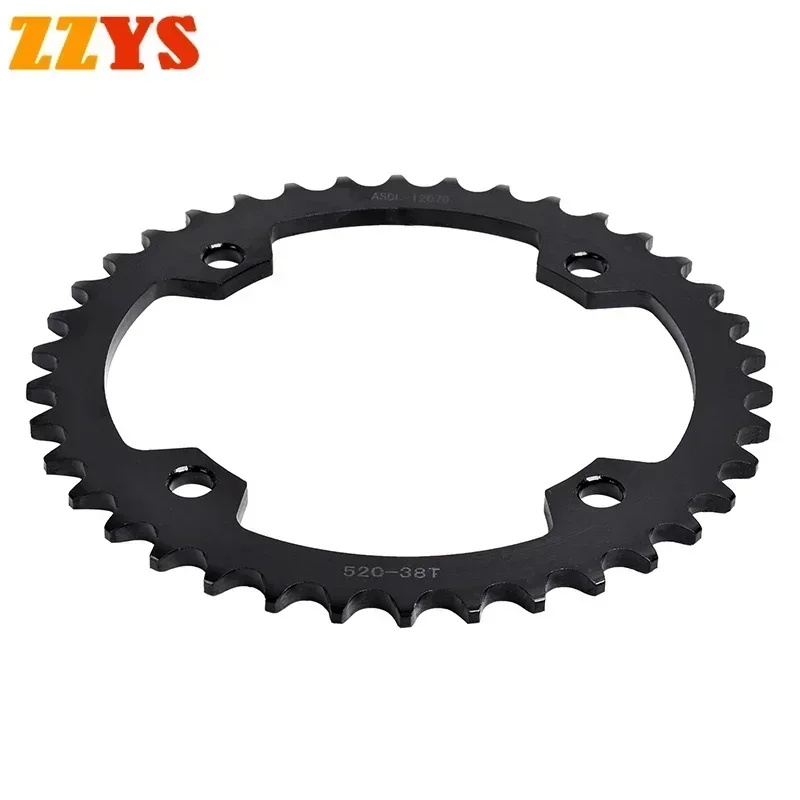 Задняя звездочка зубчатого редуктора 520 38T звездообразная кулачковая камера