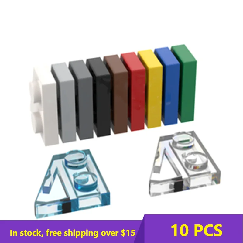 10PCS Bricks 24299 2x2 Wedge Plate Parts DIY (Left) High-Tech Compatible Educational Toys | Игрушки и хобби