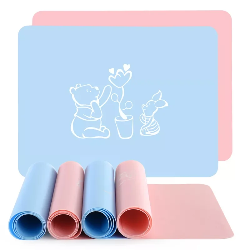 

New in for Kids, Silicone Placemat Baby, Waterproof Heat Resistant Non-slip Kitchen Table Dining Mat, Portable Easy to Clean chr