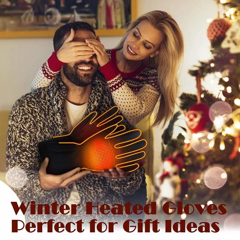 

Winter Cold Warm Ski Gloves 350140mm/13.785.51in Heat Is Evenly Resistant To Cold Weather Carbon Fiber Heating Gloves Black 230g