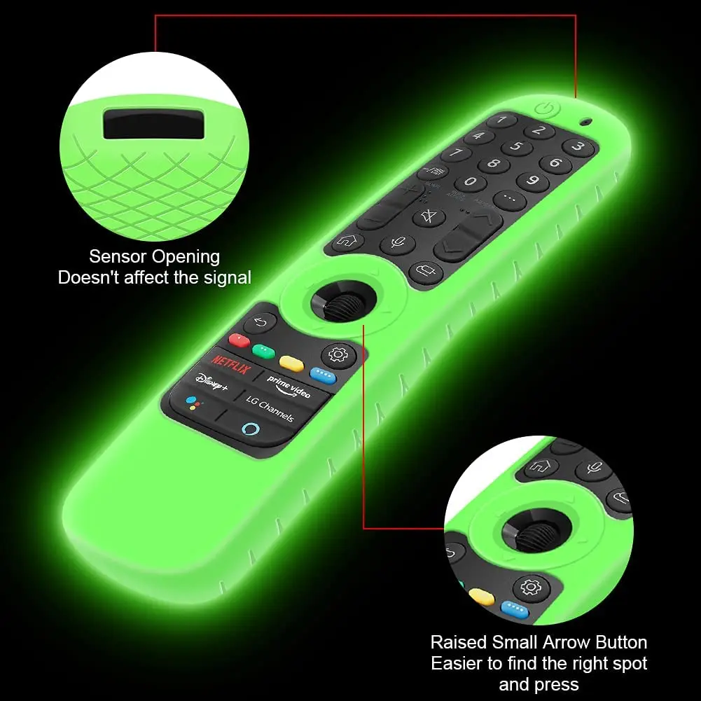 

For LG AN-MR21GA AN-MR21GC Remote Control Silicone Phone Case Shockproof Non-slip protective cover for LG Magic Remote 2021