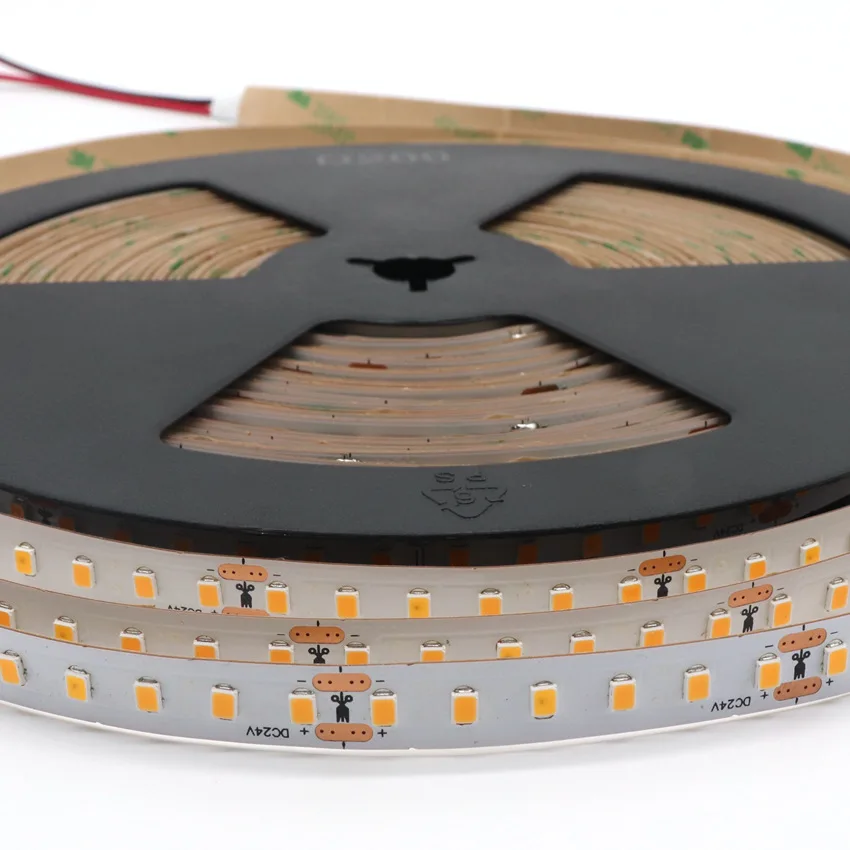 

Встроенная светодиодная лента постоянного тока IC 2835 120 светодиодов/м DC24 14,4 Вт/м cri90, светодиодная лента 10 метров/рулон, Светодиодная лента постоянного тока IC