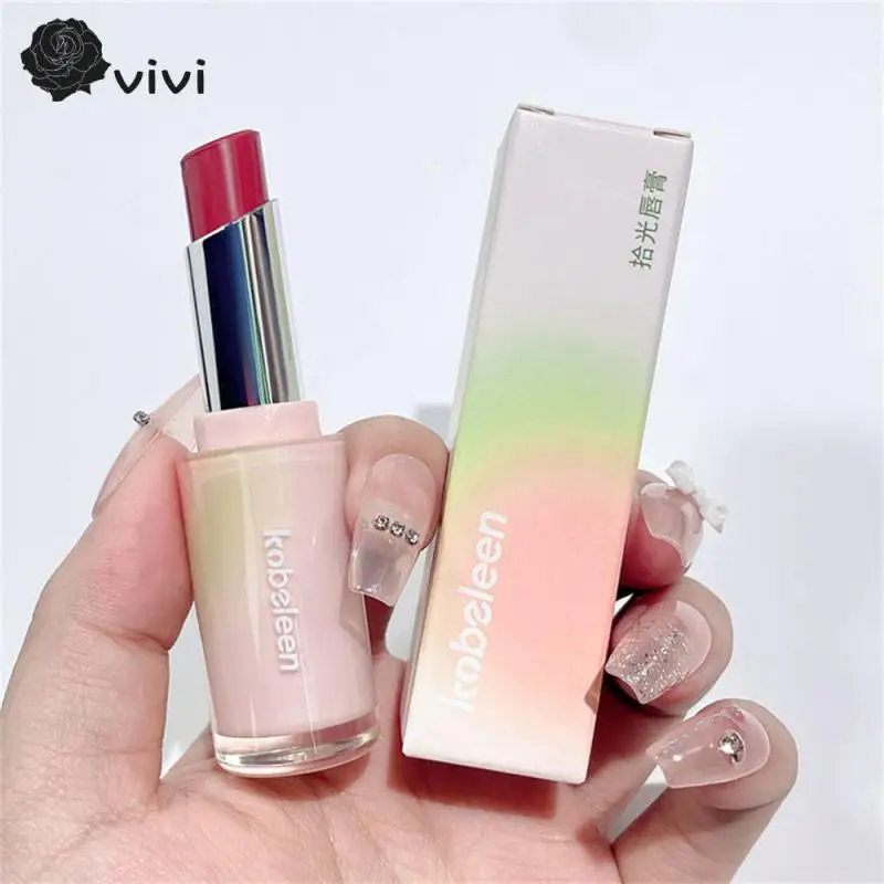 

Relieves Dry Lips Kobeleen Ice Lipstick 6 Color Moisturizing Velvet Lipstick Non-stick Cup Lip Glaze Lips Makeup Cosmetics Matte