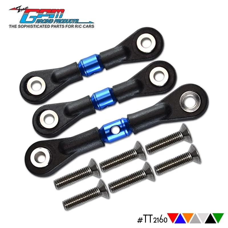 

Model car upgrade accessories TT02/TT02T adjustable length steering rod
