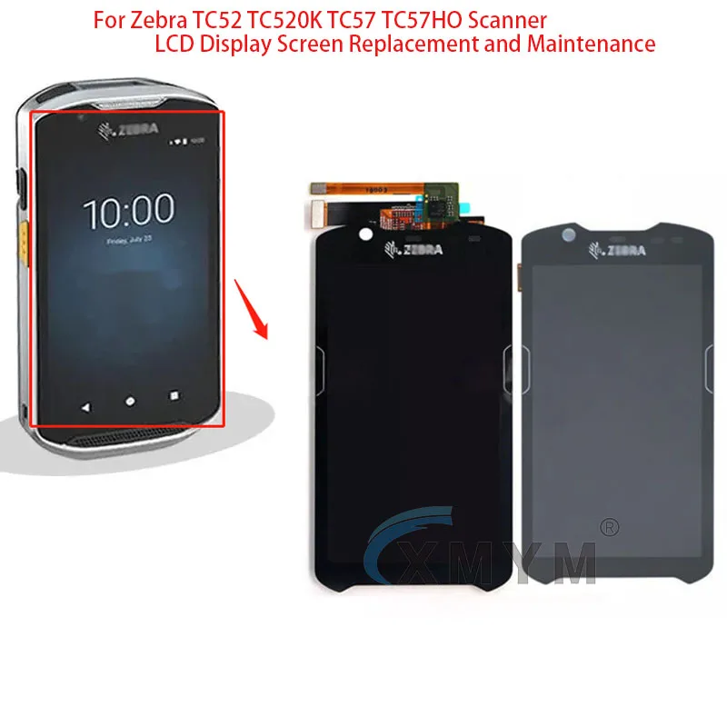 Для Zebra TC52 TC520K TC57 TC57HO сканер ЖК-дисплей экран Замена и обслуживание