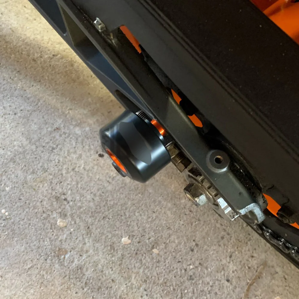 Orange Motorcycle Frame Sliders Front and Rear Fork Wheel Crash Pads Falling Protection for KTM Duke 125 200 250 390 2013 - 2016 enlarge
