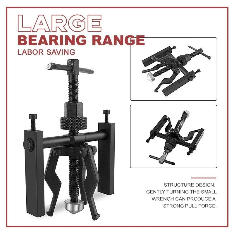 

Car Inner Bearing Puller 3 Jaw Bearing Puller Tool Wheel Pulley Removal Extractor Multifunctional Automotive Machine Tool Kit
