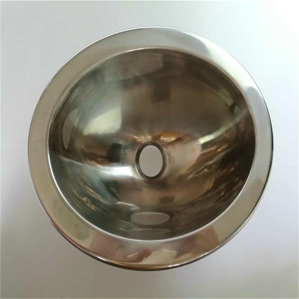 Раковина из нержавеющей стали 290*220*120 мм полированная Золотая окрашенная фургон RV