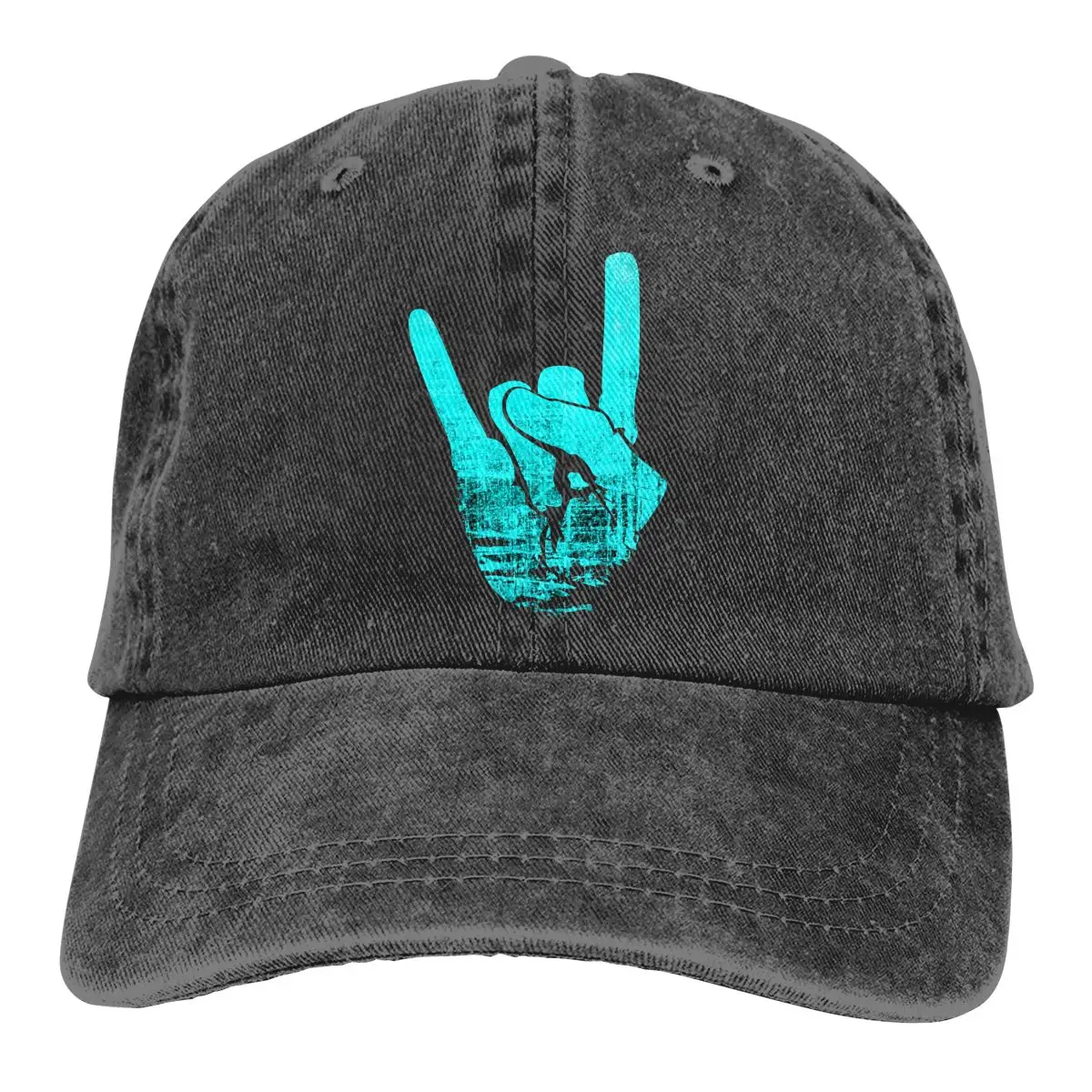 

Rock On Baseball Cap cowboy hat Peaked cap Cowboy Bebop Hats Men and women hats