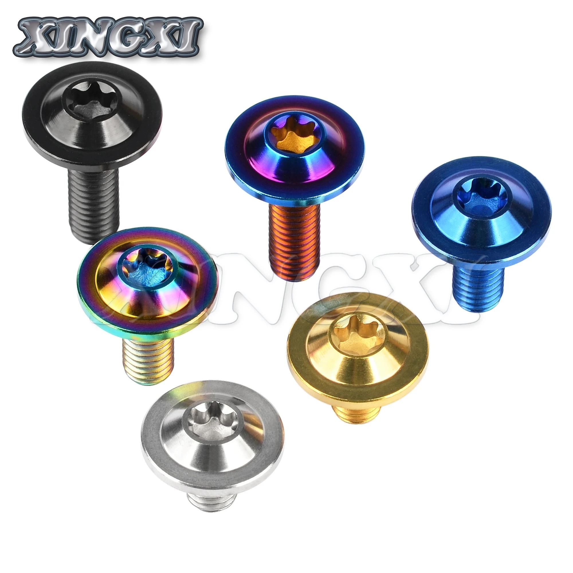Титановый Ti-болт Xingxi M6X10 15 20 мм винт с головкой Torx для модификации корпуса