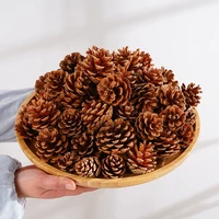 natural pine nuts fruit artificial flowers pineapple cones for diy wreath garland christmas decoration scrapbooking carft