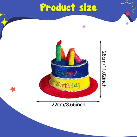 Шляпа для торта Phenovo для взрослых