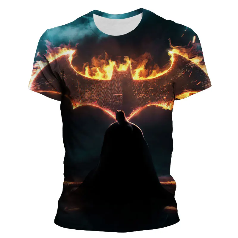 Футболка Мужская/женская с 3D-принтом Бэтмена крутая тенниска майка в стиле