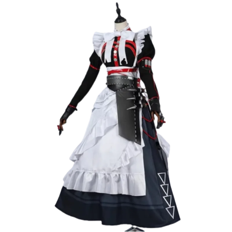 Александрина Себастьян Рина косплей костюм парик платье Zenless Zone Zero горничная