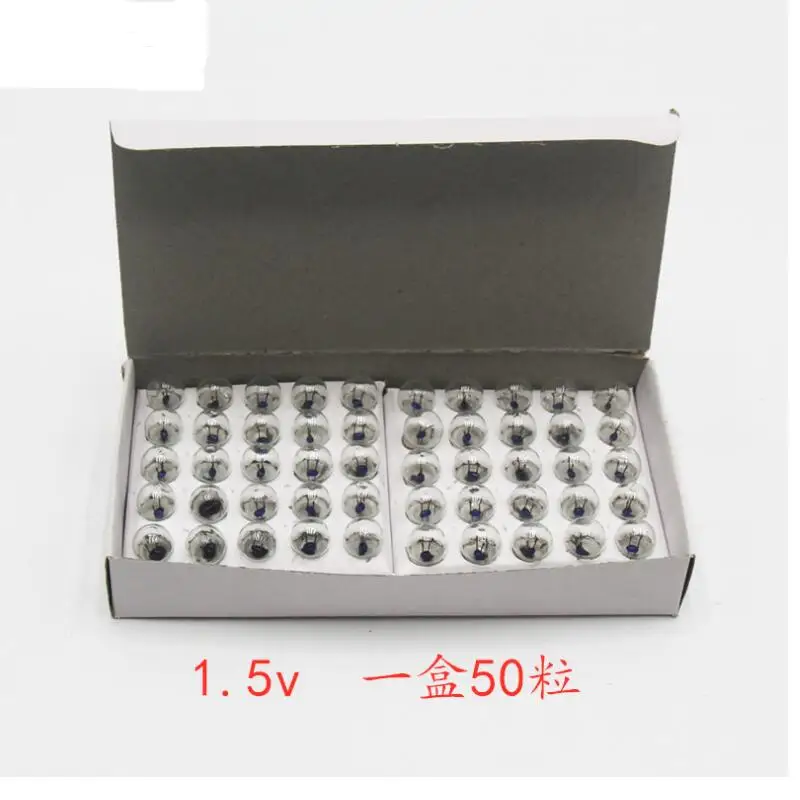 

50PCS/LOT 1.5V 2.5V 3.8V 4.8V 6V 8.2V Experiment Small Light Bulb for Old-fashioned Flashlight E10 Lamp