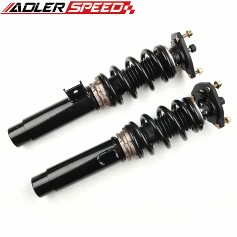ADLERSPEED 32-сторонние регулируемые койловеры, комплект подвески для регулировки опускания койловеров для BMW 3-Series RWD (E46) 1999-06