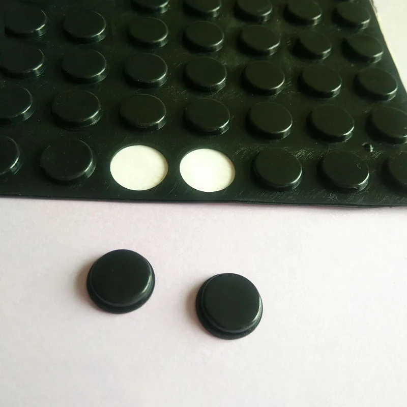 

Амортизатор для шкафа 13x2,5 м, самоклеящиеся круглые силиконовые резиновые бамперы, черные противоскользящие амортизаторы для мебели