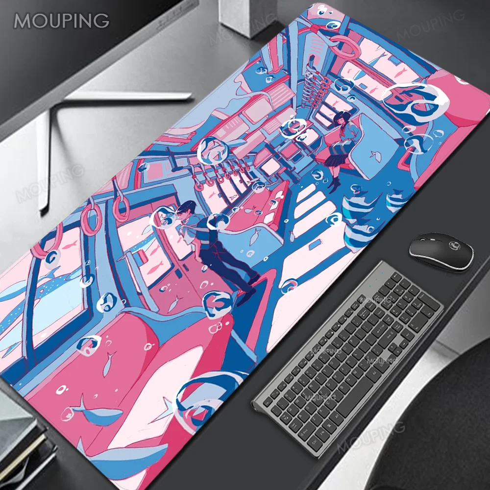

Japan Mouse Pad Anime Table Mat School Pad for Personal Design Mouse Pads Gamer Soft Mat Non-slip Lock Edge Mouse Mats Rubber
