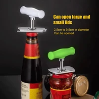 adjustable jar opener stainless steel lids off jar opener bottle opener kitchen accessories can opener for 3 9 5cm
