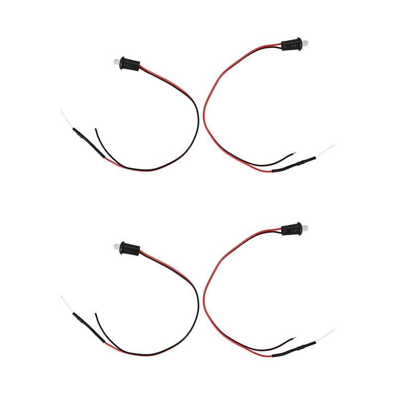 

2X 12V Flashing Dummy Fake Car Alarm Dash Mount LED Light(Red)