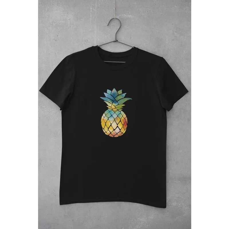 

Pineapple Fruit Colorful Printed T-Shirt Women 'S Cotton T Shirt Y2K Top Nostalgic Summer Women T-Shirt Anime Bluz