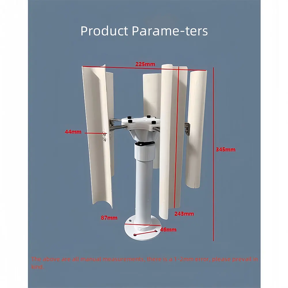 Вертикальный ветрогенератор сделай сам с пятью лезвиями модель Трехфазный