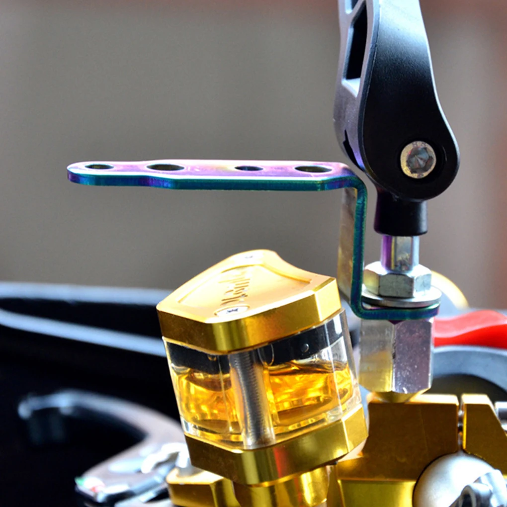 

3X Удлинительный Кронштейн Держатель для фары зеркальная подставка многоцветная удобная установка многофункциональная нержавеющая прочность