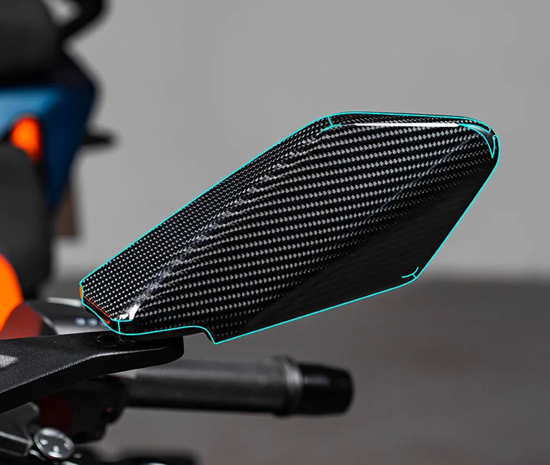 Для KTM RC390 2022 мотоциклетная Нескользящая подушка для топливного бака боковая