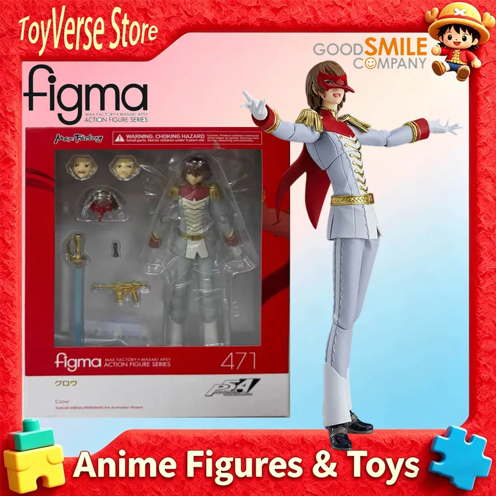 Фото Абсолютно новая оригинальная фигурка GOOD SMILE Figma Akechi Goro из серии Persona, в наличии, отличный подарок №1