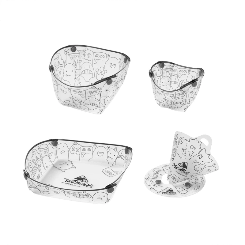 Складная пластиковая посуда складная чаша тарелка чашка фильтр разделочная