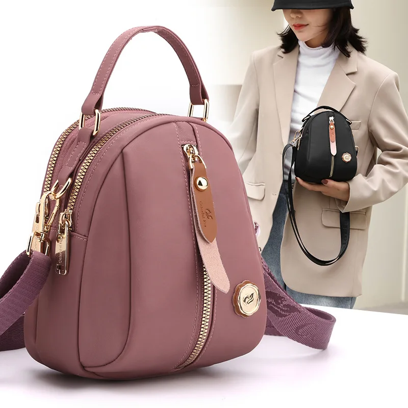 

Fashion Women's Shoulder Bag New Outdoor Leisure Mobile Phone Change Small Bag Anti-splash Nylon Mini Diagonal Span Handbag