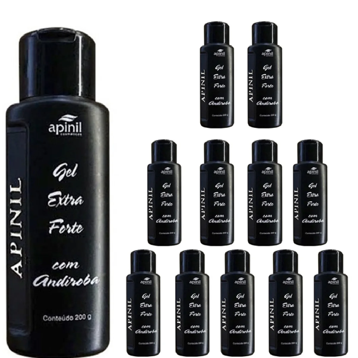 

Apinil Extra Strong Gel Massager 200g Bottle Kit 12 Un