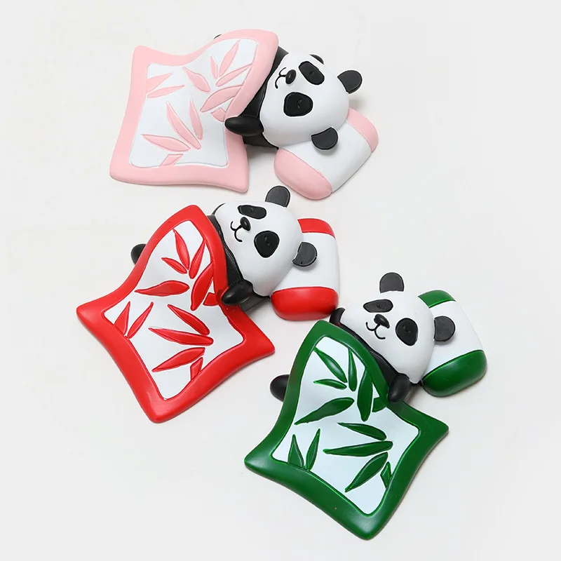 

INS Panda Cover Quilt Refrigerator Sticker Magnetic Magnet Photo Wall Refrigerator Decoration Doll Children Enlightenment Gift