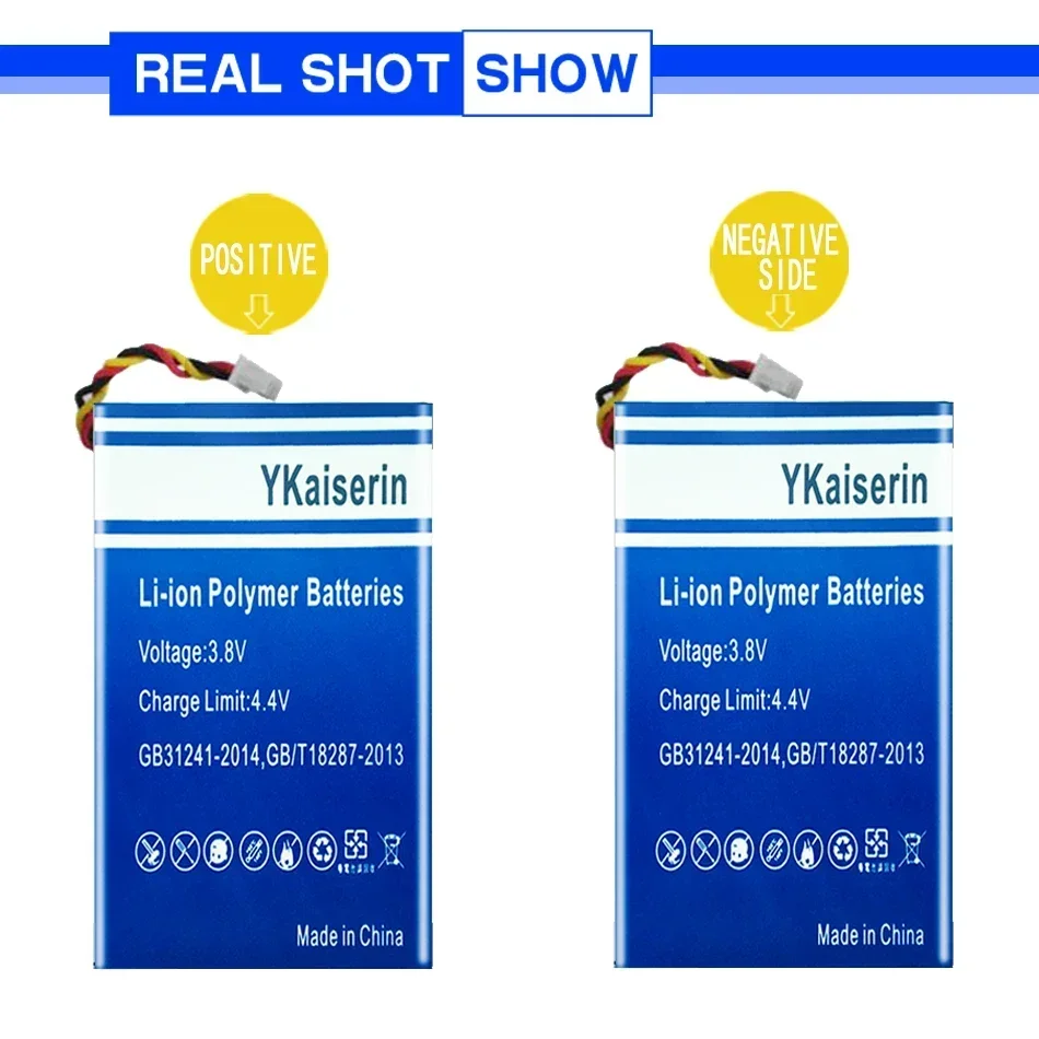 Сменный аккумулятор ykaisсеребрин на 2200 мА · ч для TOMTOM GPS G930 G930T A8 MP3 MP4 MP5 E Book Go 530 Live 630