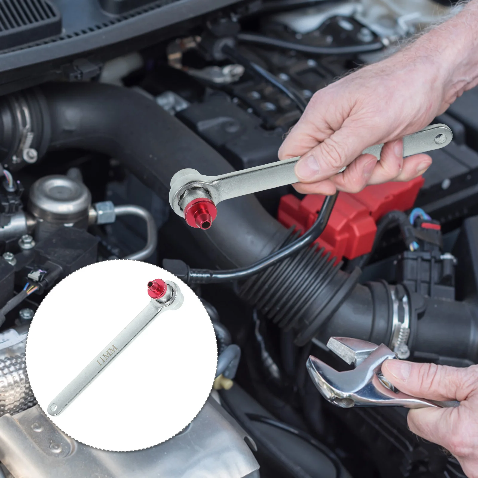 Ключ для прокачки тормозной жидкости 11 мм сливная пробка с апертурой слива масла