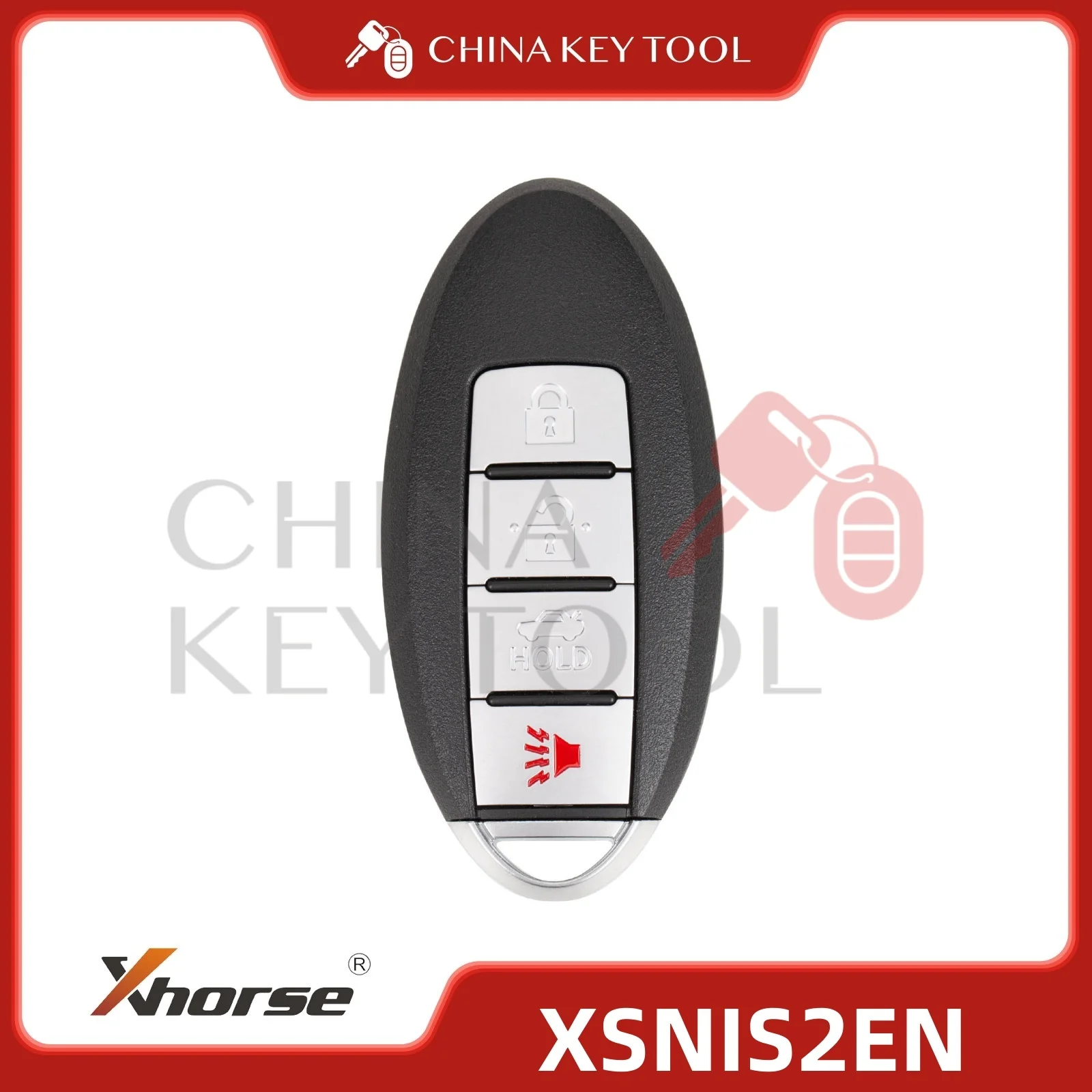 

1PCS Xhorse XSNIS2EN For Nissan 4 Buttons Smart Remote Key