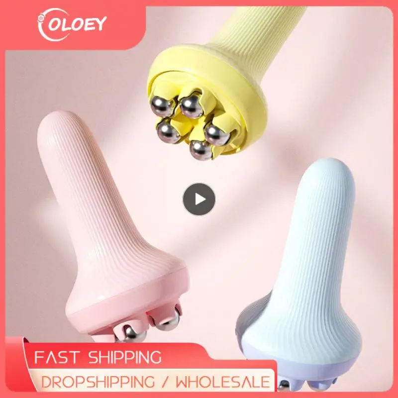 

1~5PCS Roller Massager with 360-degree Metal Massage Balls for Neck Abdomen Thighs Back Body Pain Relief Deep Tissue Muscle