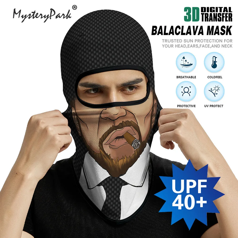 

MysteryPark Cycling Balaclava Seamless Face Shield Breathable Helmet Liner Hat Outdoor Sport Headband UV Protection Mask