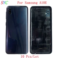 10pcslot rear door battery cover housing case for samsung a10e a102 back cover with camera lens logo repair parts