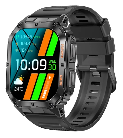 Мужские смарт-часы K61 Pro AMOLED с компасом и Bluetooth-вызовом, 410*502, водонепроницаемые IP68