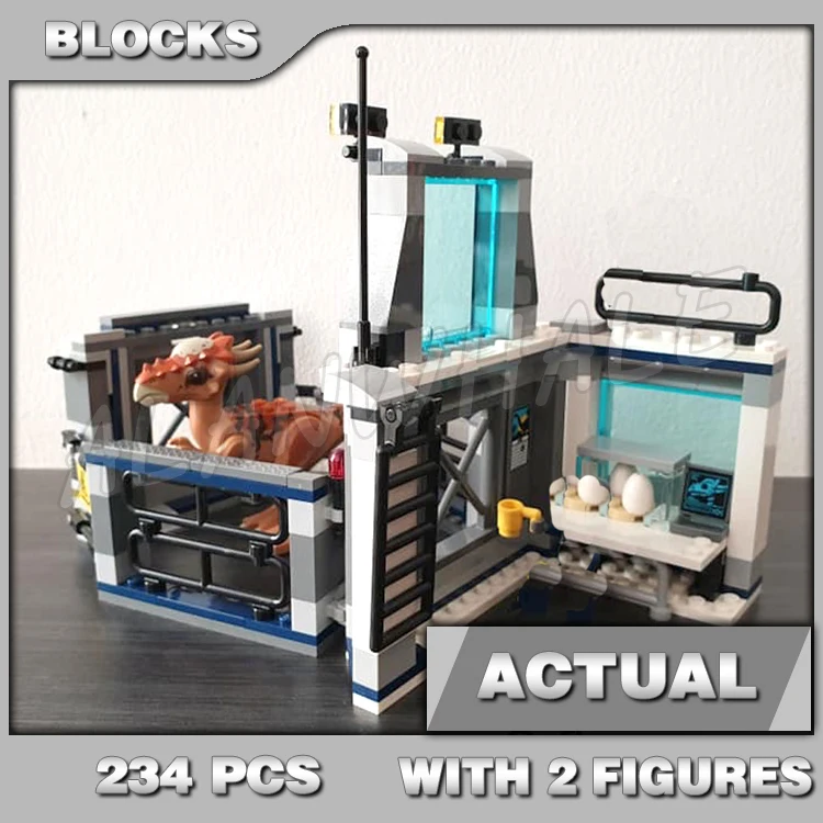 234 шт. Детский конструктор Мир Юрского периода |
