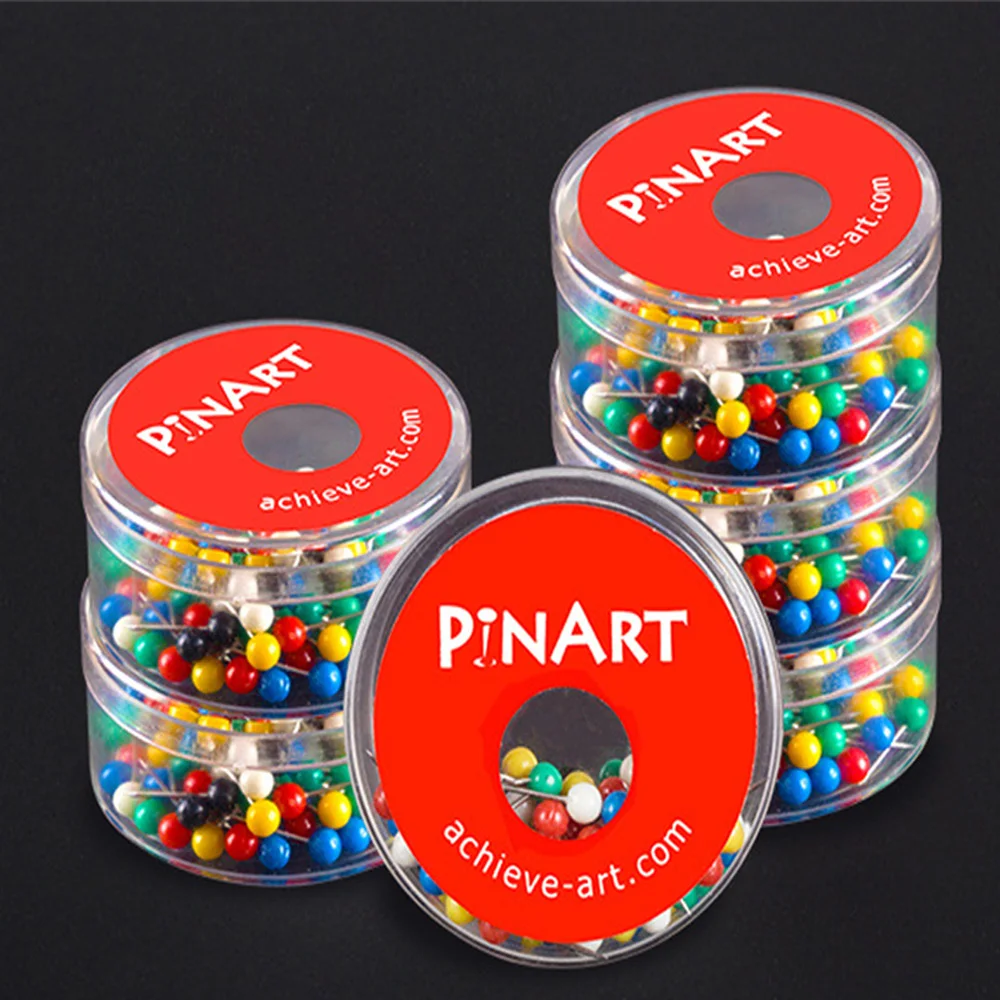 

100pcs/Box Rig Safe Spare Pins Carp Fishing Plastic Round Head Big Pin Fishing Line Winder Thumbtack Positioning Needle Tackle