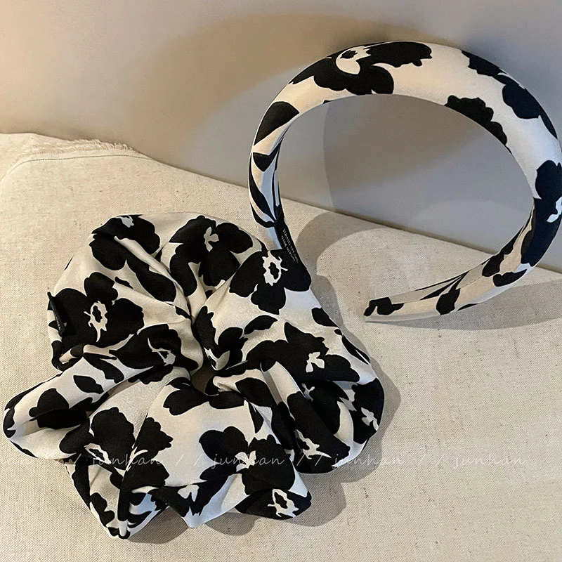 

Французская Цветочная лента для волос в виде большого кишечника, стильная женская лента для волос, украшение для волос в виде большого кишечника, Новинка