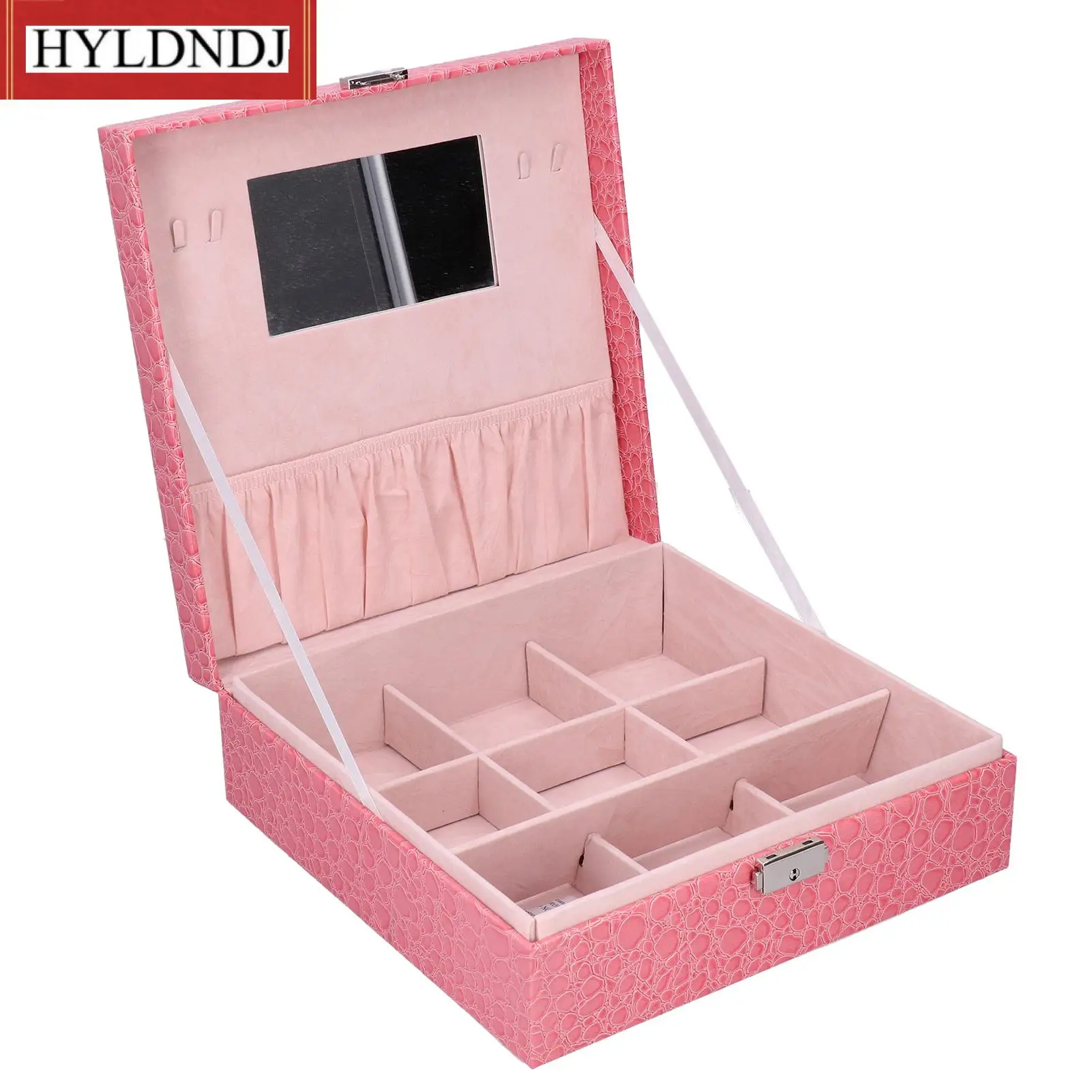 

Attractive Appearance Jewelry Organizer for Watch Home Decoration Jewelry Storage Box Elegant Easy Clean Jewelry Storage Case