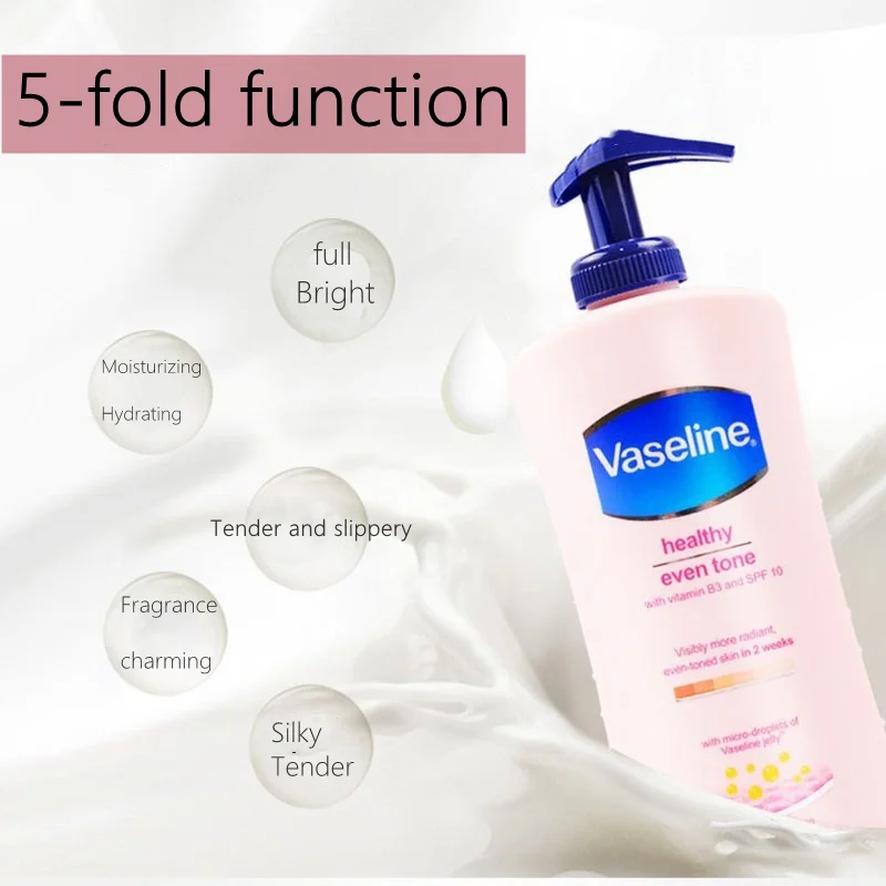 

400ML Vaseline Body Lotion for Men and Women Moisturizing Body Moisturizing Fragrance Moisturizing Lightening Cream Whitening