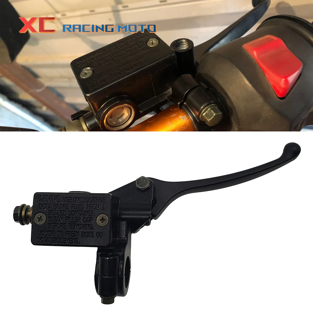 

Правый Тормозной насос для мотоцикла, передний главный цилиндр, Гидравлический тормозной рычаг для грязевого питбайка, вездехода, квадроци...