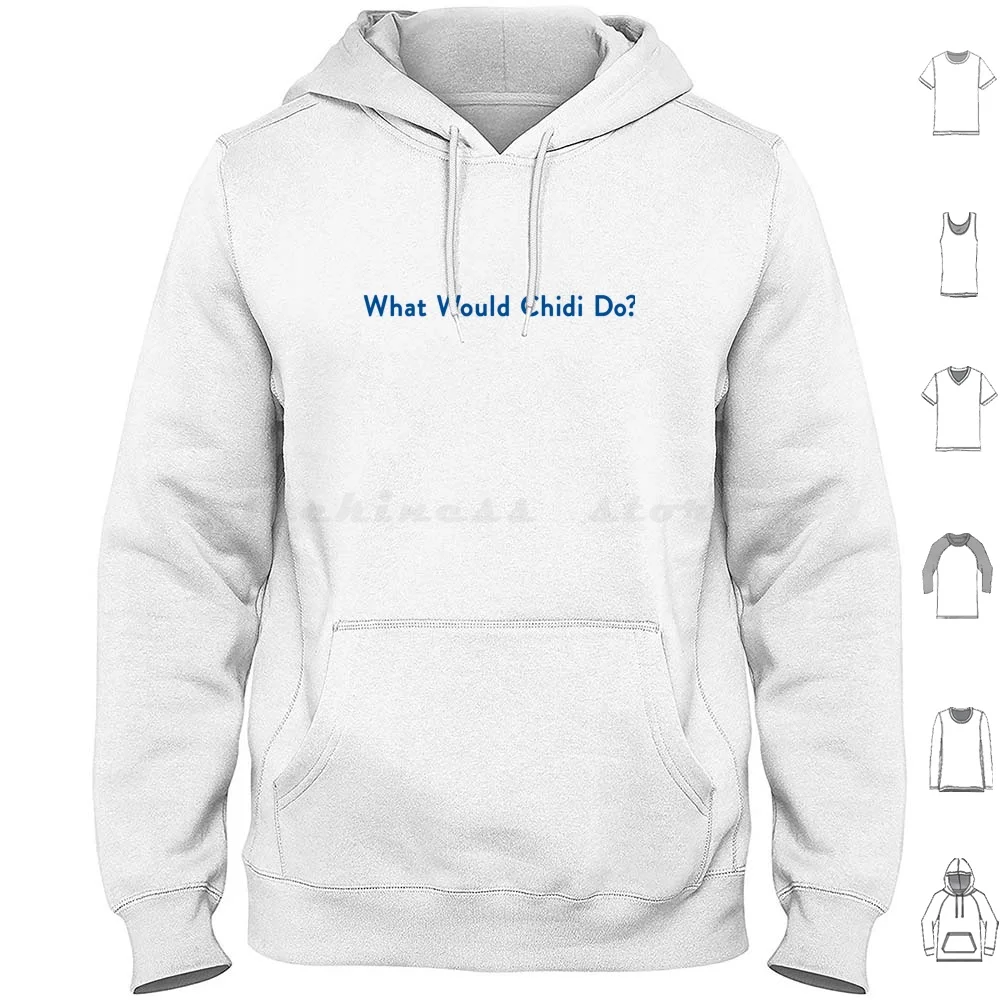 

What Would Chidi Do  ( Blue ) Hoodies Long Sleeve The Good Place Tv Show Chidi Chidi Anagonye The Bad Place